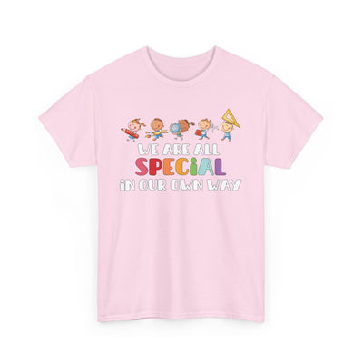 We Are All SPECIAL in Our Own Way Unisex Heavy Cotton Tee