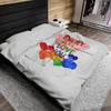 Every Day I Love You Velveteen Plush Blanket