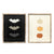 Bat and Pumpkin Reversible Sign