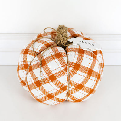 Puffy Pumpkins - orange and white