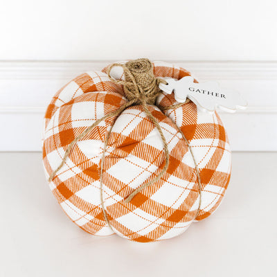 Puffy Pumpkins - orange and white