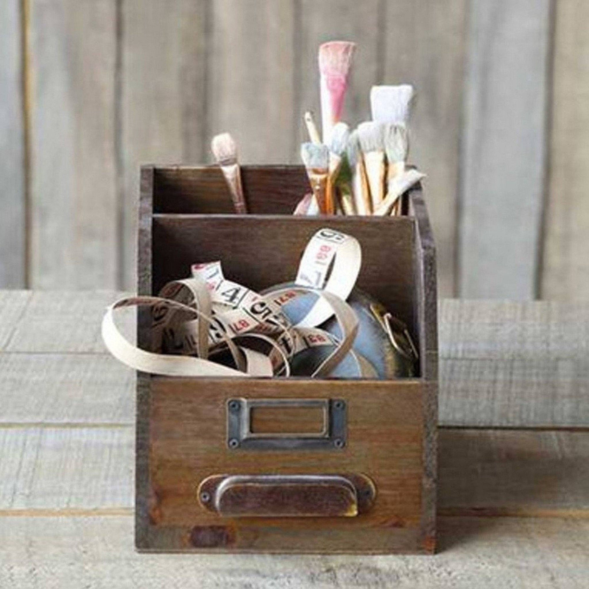 antique style desk caddy - Barn Owl Primitives