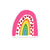 rainbow love magnet